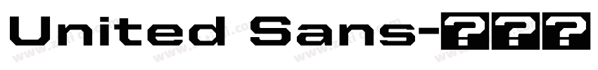 United Sans字体转换 United Sans字体转换
